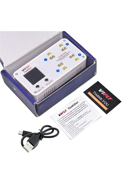 Choice Bt3.0-xh2.54 Vifly Toothstor 4 Port 2s Balance Charger With Storage Mode Lcd Display Lihv/lipo Batte