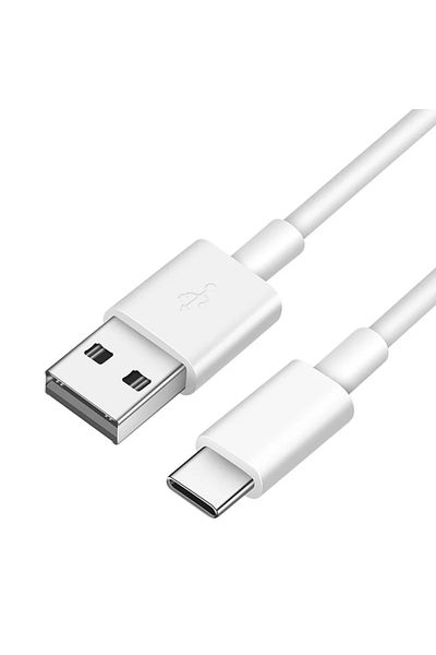 Choice كابل USB C أبيض بطول 1 متر لهاتف Iphone 15 Pro Max كابل شحن سريع USB A إلى Type C لهاتف Xiaomi وSamsung وMac