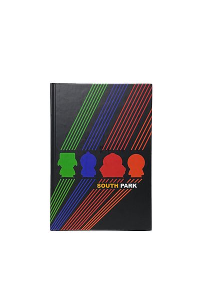 Space License South Park Silhoutte Hard Cover Ruled Notebook