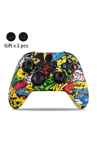 TECTINTER Bird Soft Silicone Case For Xbox Series X/s Controller Protective Skin Gamepad Accessories Thumb Gri