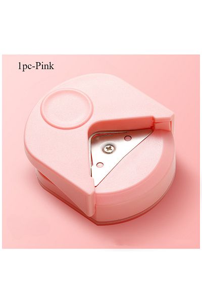 Choice 1pc-pink Circle Cutter Button Maker Corner Round Machine Corner Punching Portable Paper Cutter Card