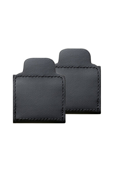 Choice قطعتان من منظم حزام الأمان للسيارة مصنوعان من جلد البولي يوريثان ومحدد...