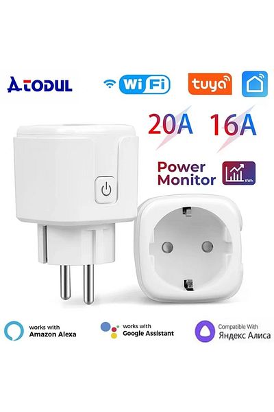Choice Tuya European Graffiti Wifi Smart Mobile Phone Timing Remote Voice Control with Electricity Socke...