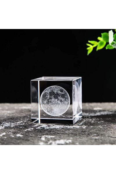 Choice Style 4 1 Crystal Decoration, Moon, Galaxy And Other Collection Crafts, Beautify Home Holiday Gifts