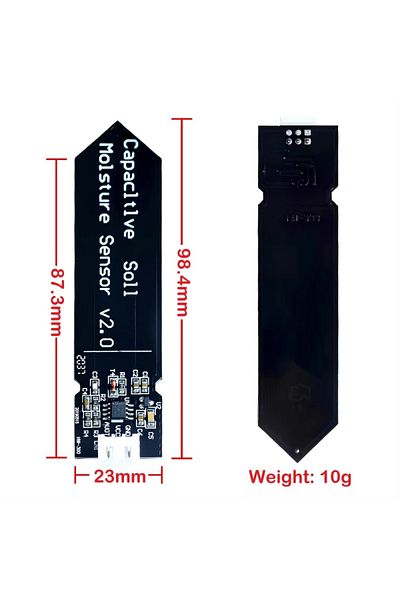 Choice Capacitive Soil Moisture Sensor Module Not Easy To Corrode Wide Voltage Wire 3.3~5.5v Corrosion R...