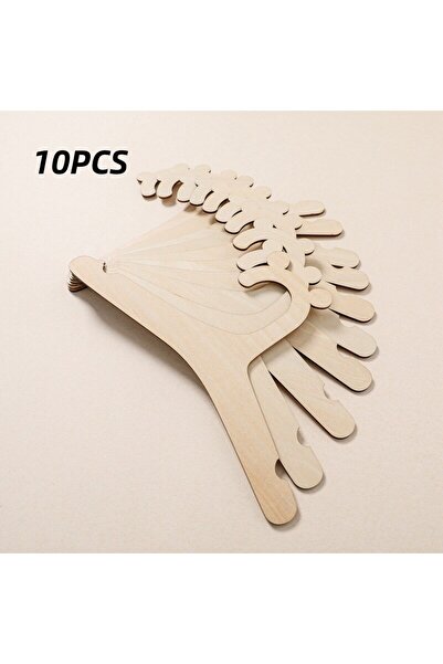 Choice 10PCs 10 Pcs Baby Creative Hanger Rack Baby Wooden Clothes Hanger Home...
