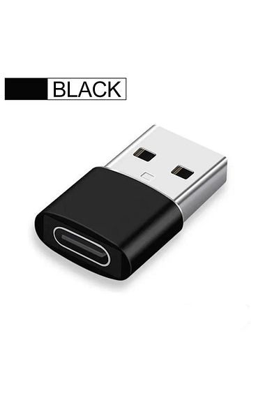 Choice Black 2pcs Usb Vers Type C Otg Adaptateur Usb Usb-c Mâle Vers Micro Usb Type-c Femelle Convertisseur