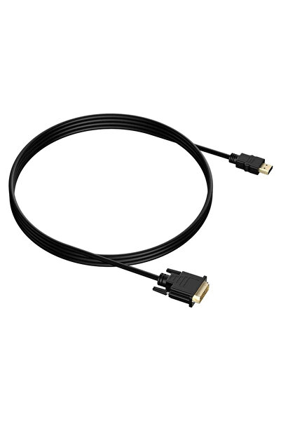 Choice كابل DVI إلى HDTV أسود بطول 1.5 متر، كابل متوافق مع HD إلى DVI، كابل محول DVI D 24 1 Pin ثلاثي الأبعاد بدقة 1080 بكسل بطول 1.5 متر و3 أمتار