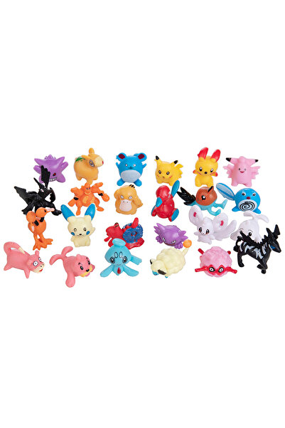 Choice 144pcs Not Repeating 24-144pcs Different Style Pokemon Anime Figure Pikachu Action Model 2-3cm Not R