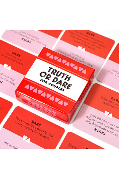 Choice لعبة بطاقات الحقيقة أو التحدي باللون الرمادي الفاتح للأزواج، لعبة بطاق...