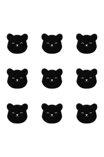 Choice Bear 9pcs 9pcs Pet Hair Remover Bear Shape Laundry Ball Washing Machine Lint Catcher Reusable Clothe