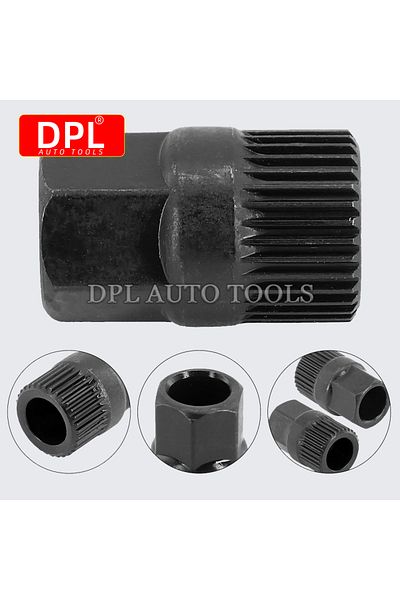 Choice Alternator Clutch Free Wheel Pulley Removal Tool With 33 Tooth V Belt Pulley Remover Black Car Ac...