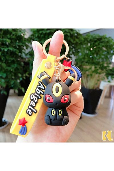 Choice Umbreon Pokemon Anime Figure Pikachu Keychain Toy Pet Eevee Leafeon Sylveon Flareon Umbreon Vaporeon