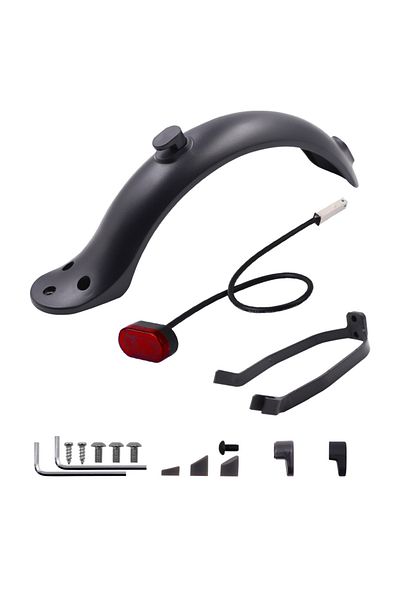 Choice Black Fender Sets For Xiaomi Mijia Mi M365 1s M187 Pro E-scooter Tire Splash Fender With Rear Tailli