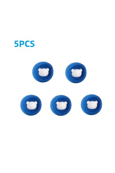 Choice Blue-5pcs Pet Hair Remover For Washing Machine Reusable Cats Dogs Fur Sticker Hair Brush Lint Dust C