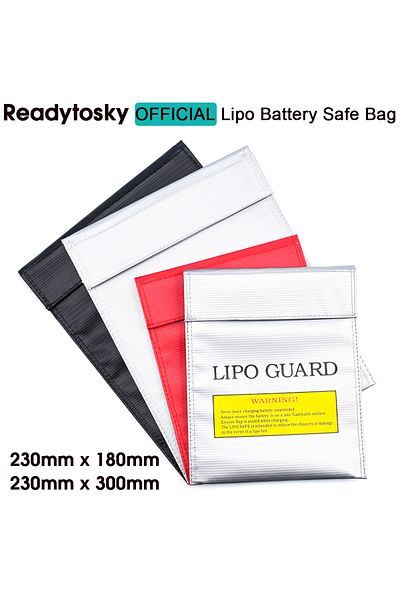 Choice 30x23cm silver Fireproof & Waterproof High Quality RC LiPo Battery Safety Bag Safe Guard Charge Sack