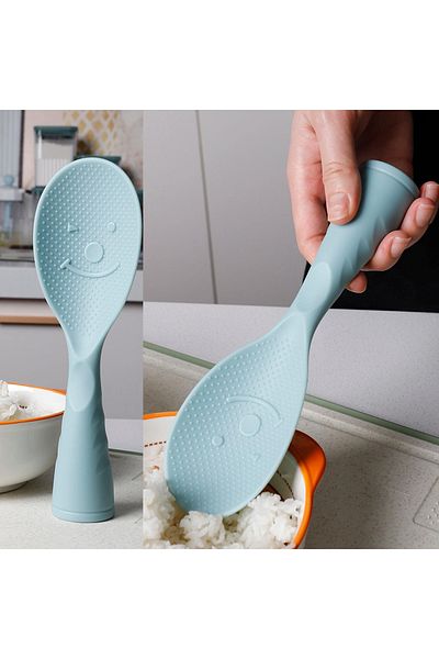 Choice Home Kitchen Non Stick and Standing Plastic Rice Spoon Paddles-Perfect for Cooking Every Time