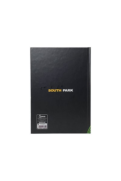 Space License South Park Silhoutte Hard Cover Ruled Notebook