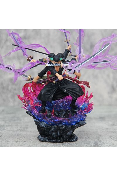 Choice تمثال أنمي One Piece الرائع مقاس 15 سم لشخصية Asura Roronoa Zoro من مجموعة مجسمات الحركة للأطفال