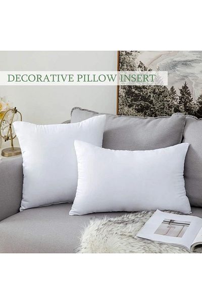 Choice 30x50cm White 1pcs Pillow Inserts Cushion Inserts Rectangle Bedroom Sofa Chair