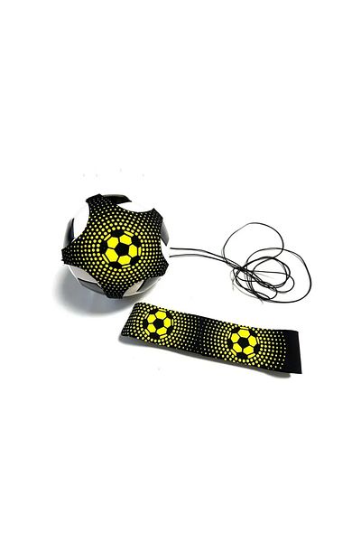 Choice Xld02-black Yellow Soccer Trainer, Soccer/volleyball/rugby Training Equipment Aid, Football Kick Thr