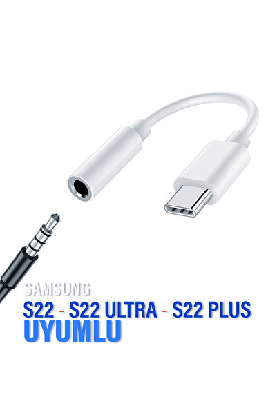 EXENAR جهاز محول سماعة الرأس Samsung S22 إلى S22 Ultra إلى S22 Plus Type-C 3.5 ملم