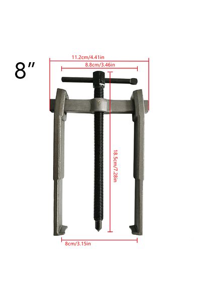 Choice 8 Inch Puller 1 Pack 3/4/6/8 Inch 2-jaw Puller Bearing Removal Tool Convenient Small Plug-in Bearing
