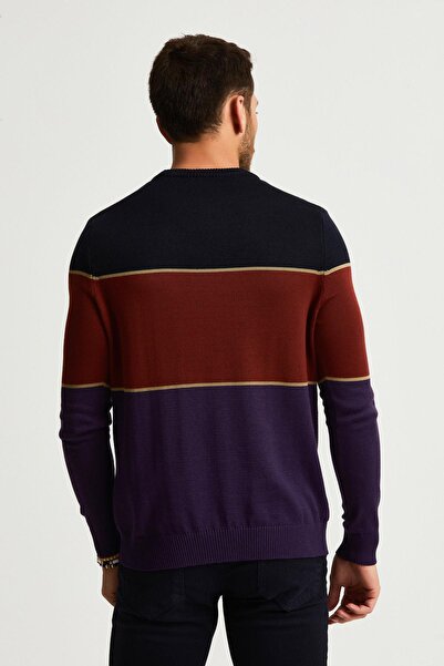 ALEXANDERGARDI Renk Bloklu Kazak (E22-5708)