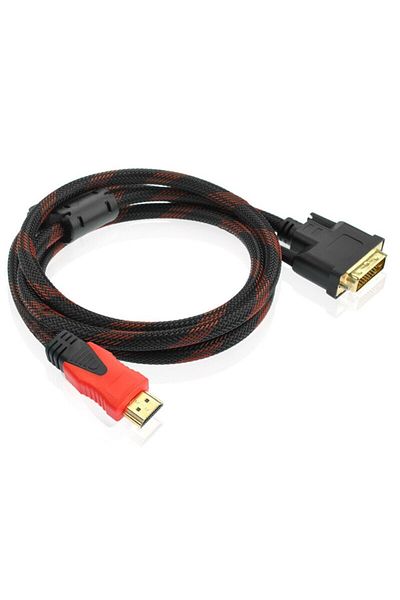 Choice كابل DVI إلى HDMI HDMI إلى DVI، كابل DVI D ذكر إلى HDMI متوافق عالي السرعة HDTV متوافق مع DV...