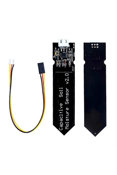 Choice Capacitive Soil Moisture Sensor Module Not Easy To Corrode Wide Voltage Wire 3.3~5.5v Corrosion R...