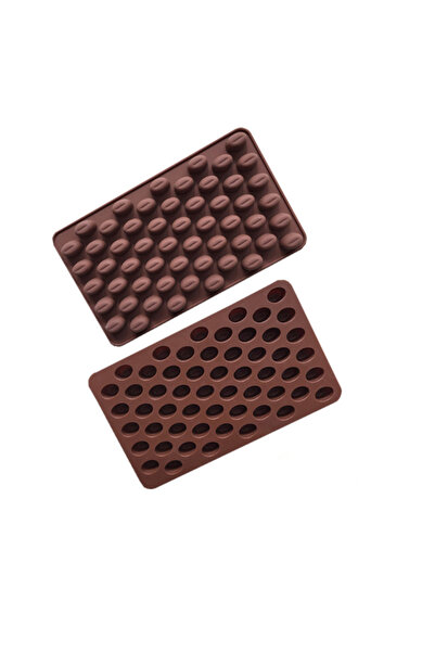 Choice Chocolate 55 Cavity Mini Coffee Beans Chocolate Sugarcraft Candy Silicone Mold Mould Fondant Cake De