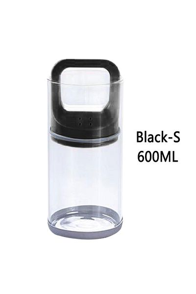 CZSAE Black-s Coffee Beans Vacuum Sealed Tanks Kitchen Food Storage Clear Glass Container Tea Moisture-pro