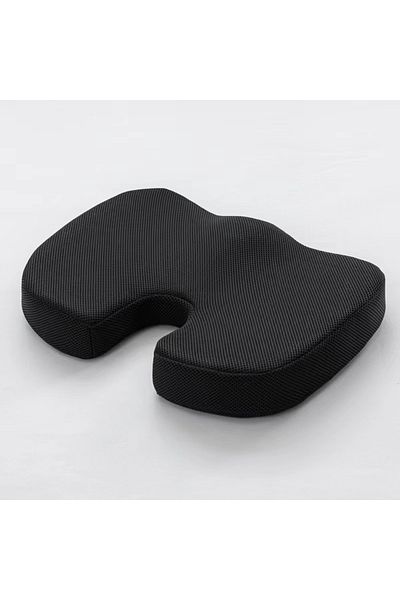 Choice Black Ergonomic Memory Cotton Office Cushion Hemorrhoid Cushion Chair Cushion Sedentary Artifact Stu
