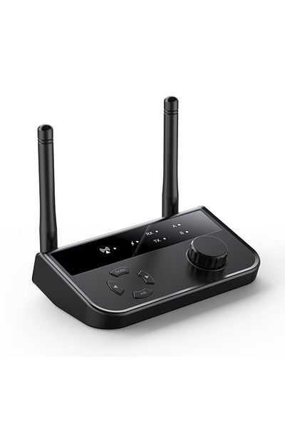 Choice Black 2 In 1 Bluetooth 5.3 Audio Receiver Transmitter 3.5mm Aux Jack Rca Stereo Music Wireless Adapt
