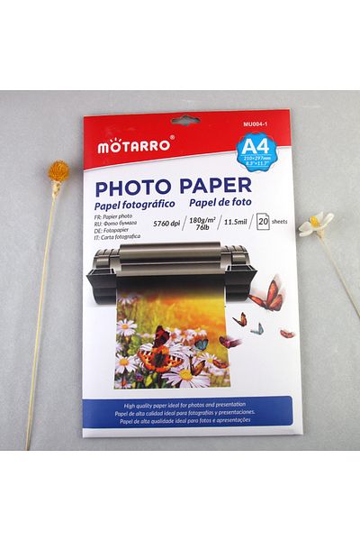 Choice White Motarro High Color Density Photo Paper Picture For Inkjet Printing The High Resolution Images