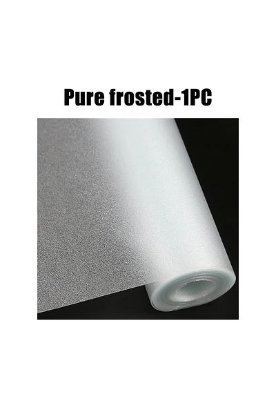 Choice Matte Pure Window Privacy Film Frosted Glass Opaque Sun Blocking Covering Self-Adhesive Vinyl Dec...