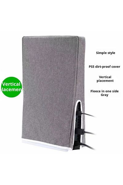 Choice Grey Vertical Ps5 Game Console Dust Cover For Sony Console Protective Cover Ps5 Protective Cover (ho