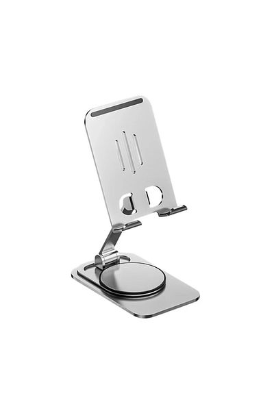 Choice Silver Metal 360 Degree Rotating Mobile Phone Tablet Pc Stand Lazy Portable Foldable Stand Mobile Ph