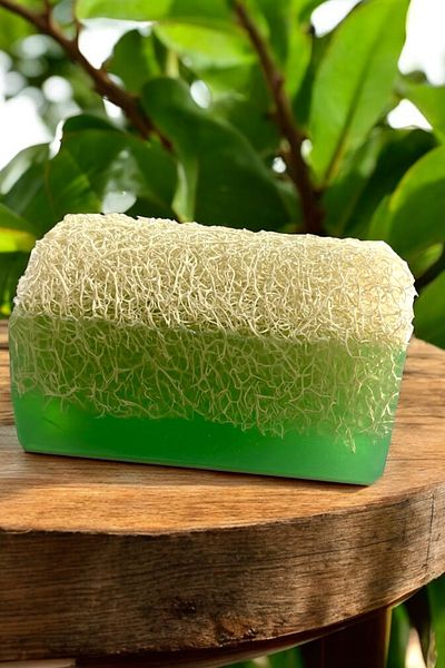 EM AMANOS BEAUTY Natural Pumpkin Fiber Argan Extract Soap Anti-Aging Effect Nourishes and Repairs Skin Gives Youth