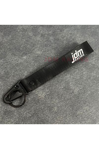 Choice 1pc Black Hot Car Keytags Strap Keychian Emblem Nylon Webbing Blue Strap Keychain Key Chain With Ste