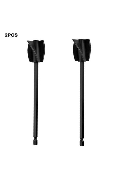 HORN Black-2pcs 2pcs Epoxy Mixing Stick Paint Stirring Rod Putty Cement Paint Mixer Attachment With Drill