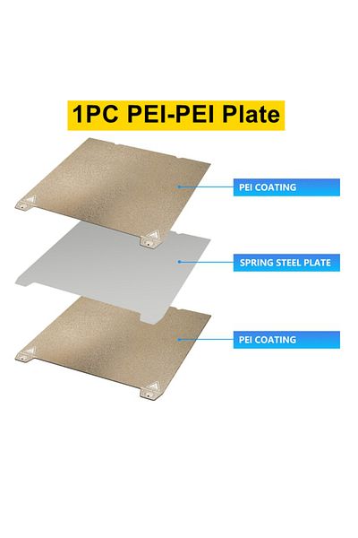 Choice Pei-pei For Creality K1 Upgrade Heated Bed Peo/pet/pei Sheet 235x235mm Double 3d Printing Diamond Pl