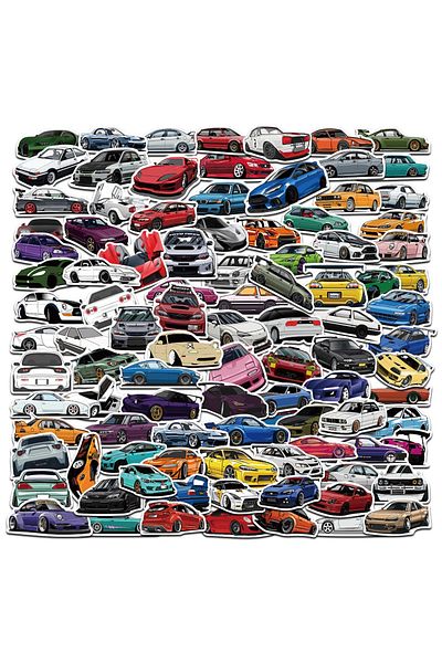 Choice 100pcs-random 50/100pcs Cool Sports Racing Car Stickers For Bicycle Helmet Luggage Skateboard Phone