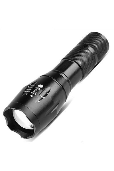 Choice T6 Strong Light Flashlight LED Aluminum Alloy Telescopic Zoom Battery Version Charging Outdoor Se...