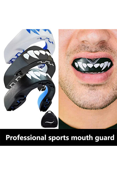 Choice black Mouth Guard Sports- Teeth 3D Technology Double Layer Boxing Mouth Guard Perfect Fit Adults wit