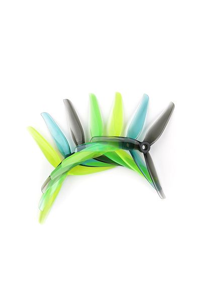 Choice 4 أزواج من F5 Blue و4 أزواج من Iflight Nazgul F5/5140 مقاس 5 بوصات ومروحة ثلاثية الشفرات متوافقة مع Xing-e
