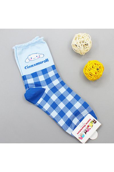 Choice Cinnamoroll Sanrio Socks Cinnamoroll Hello Kitty Kawaii My Melody Kuromi Cartoon Anime Cute Childre