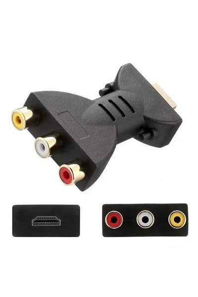 Choice Black For Hd Tv Box Hd 1080p Rca Av To Hdmi-compatible Composite Adapter Converter Av2hdmi Audio Vid
