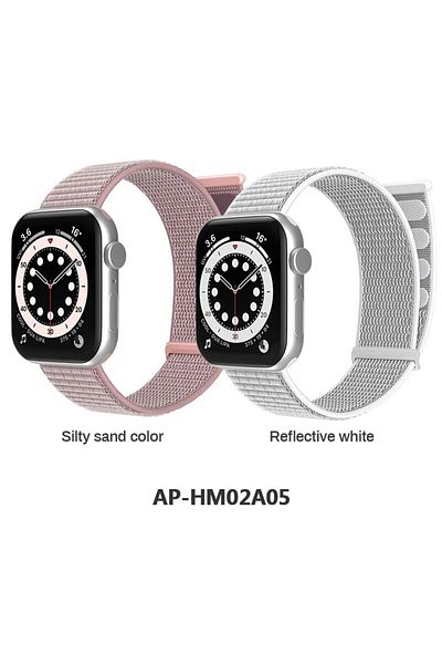 Choice 42 44 45 49mm AP-HM02A05 2 Packs Nylon Bands Compatible with Apple Watch 38mm 40mm 41mm 42mm 44mm 45