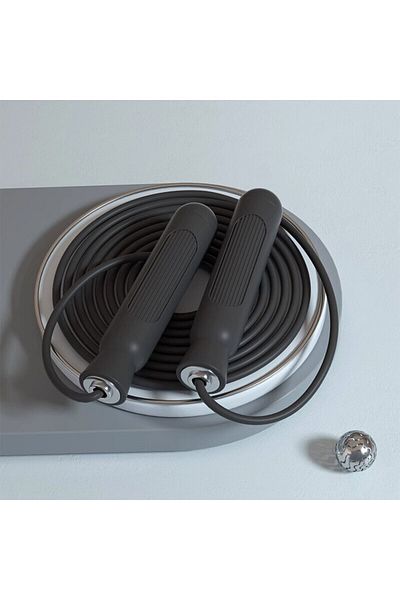 Choice Black Adjustable Jump Rope For Speed Skipping, Exercise Skipping Rope For Weight-loss, Fitness Jump